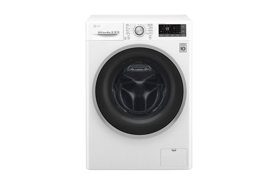 LG 1-8 kg TurboWash™, 6 Motion Direct Drive pesukone, ja Wi-Fi, F4WC708N1W