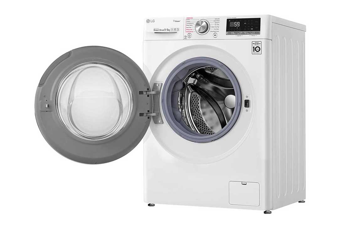 LG 1-9 kg /1-6 kg Kuivaavat pesukoneet kanssa Steam+, AI DD ja TurboWash™. Wi-Fi , P4AQVH1W, thumbnail 13