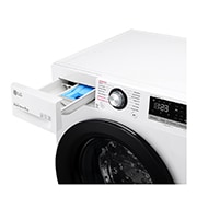 LG 9 kg Pyykinpesukone(Valkoinen) - Steam, Energialuokka B, AI DD™, Smart Diagnosis™, FV50VNS3E, thumbnail 5