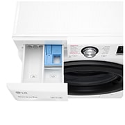 LG 9 kg Pyykinpesukone(Valkoinen) - Steam, Energialuokka B, AI DD™, Smart Diagnosis™, FV50VNS3E, thumbnail 6