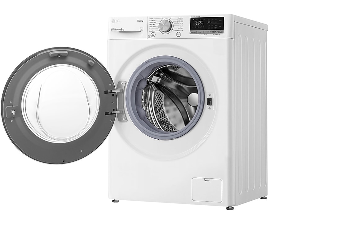 LG 8 kg Pyykinpesukone(Valkoinen) - Energialuokka D, AI DD™, Smart Diagnosis™ - Wi-Fi-yhteys, P4AOTN1W, thumbnail 13