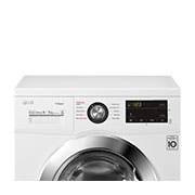 LG 8 kg / 5 kg Kuivaava pesukone(Valkoinen) - Steam, Energialuokka E, AI DD™, Smart Diagnosis™, CM20T5S2E, CM20T5S2E, thumbnail 4