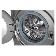 LG 9 kg / 6 kg Kuivaava pesukone(Grafiitti) - Steam, Energialuokka E, TurboWash™, AI DD™, Smart Diagnosis™ - Wi-Fi-yhteys, CV70V6S2BE, thumbnail 3