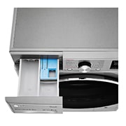 LG 9 kg / 6 kg Kuivaava pesukone(Grafiitti) - Steam, Energialuokka E, TurboWash™, AI DD™, Smart Diagnosis™ - Wi-Fi-yhteys, CV70V6S2BE, thumbnail 6