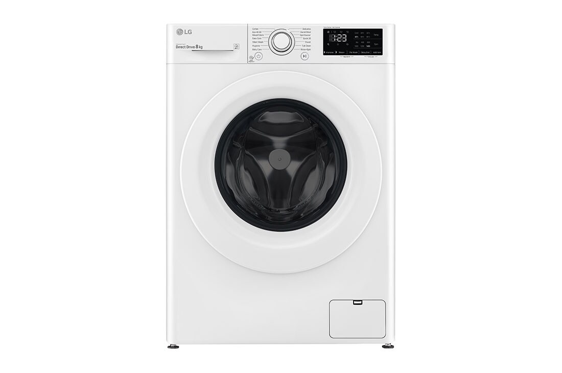 LG 8 kg Pyykinpesukone(Valkoinen) - Energialuokka D, AI DD™, Smart Diagnosis™, F4WP208N0W