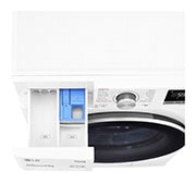 LG 9 kg / 6 kg Kuivaava pesukone(Valkoinen) - Steam, Energialuokka E, AI DD™, Smart Diagnosis™ - Wi-Fi-yhteys, k4dv409s1we, K4DV409S1WE, thumbnail 6