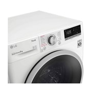 LG 8 kg Pyykinpesukone(Valkoinen) - Steam, Energialuokka D, AI DD™, Smart Diagnosis™ - Wi-Fi-yhteys, K4WV408S1W, thumbnail 7