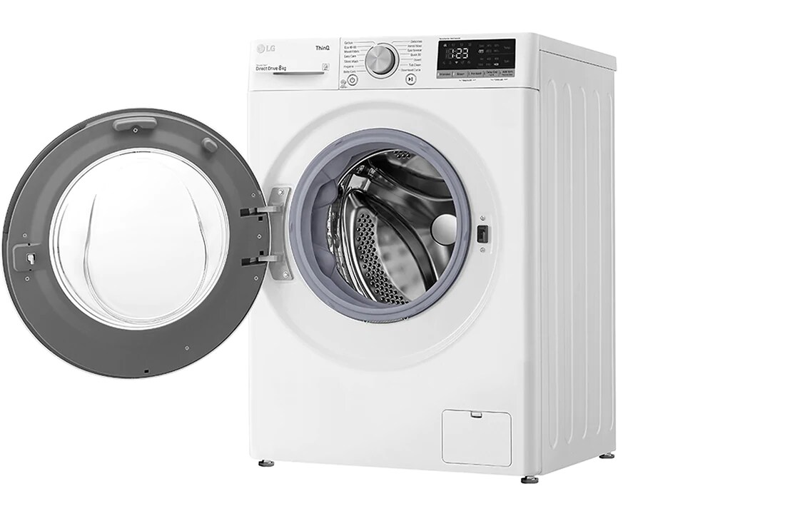 LG 8 kg Pyykinpesukone(Valkoinen) - Energialuokka C, AI DD™, Smart Diagnosis™ - Wi-Fi-yhteys, P4AOTN1WE, thumbnail 13