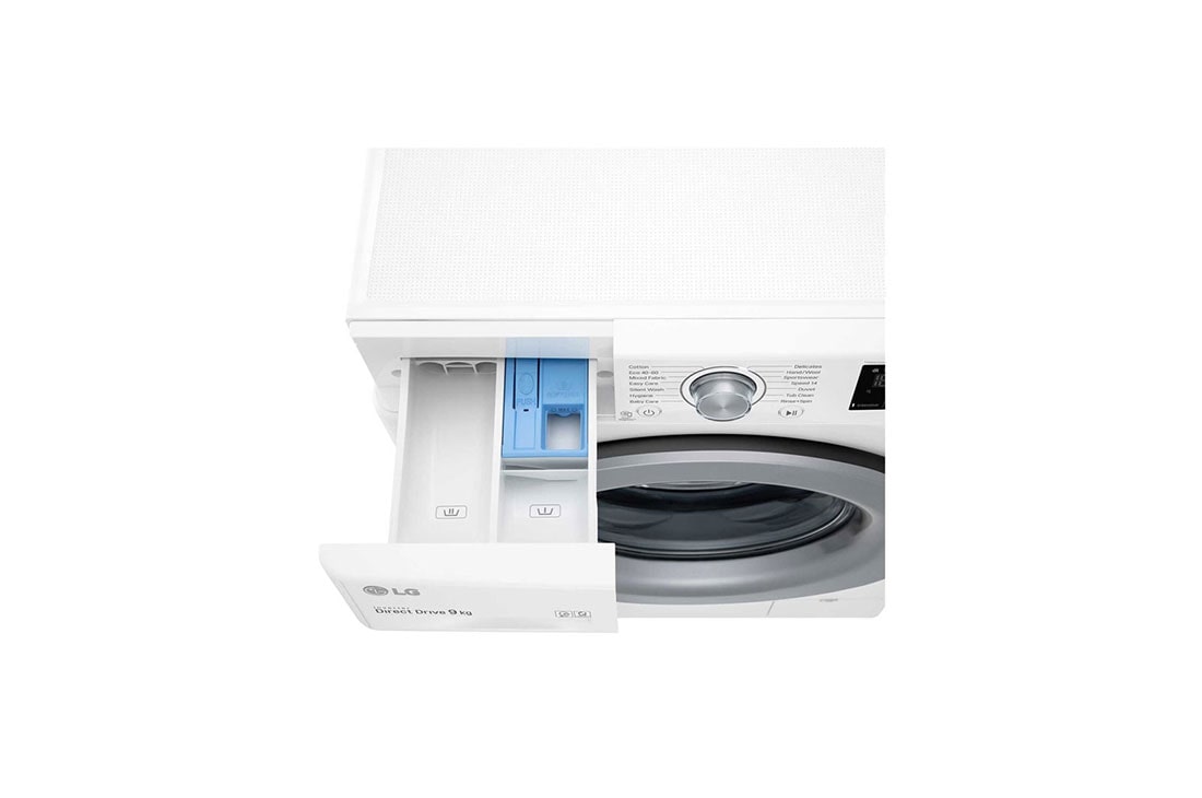 LG 9 kg Pyykinpesukone(Valkoinen) - Energialuokka B, AI DD™, Smart Diagnosis™, P4A3VN3WE, P4A3VN3WE, thumbnail 6