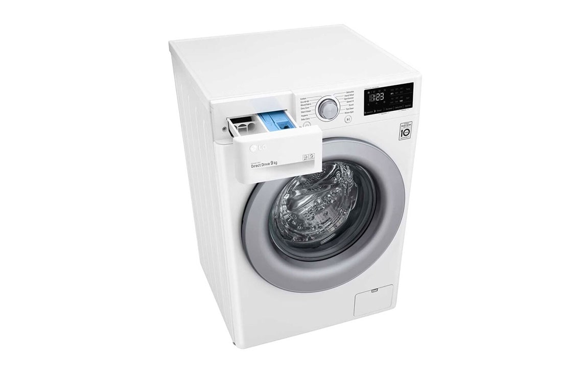 LG 9 kg Pyykinpesukone(Valkoinen) - Energialuokka B, AI DD™, Smart Diagnosis™, P4A3VN3WE, P4A3VN3WE, thumbnail 9