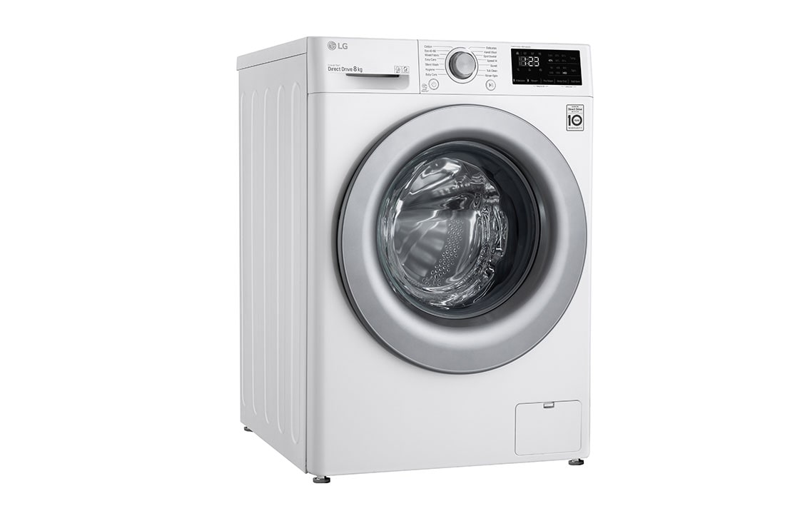 LG 8 kg Pyykinpesukone(Valkoinen) - Energialuokka C, AI DD™, Smart Diagnosis™, K4WV308N1WE, K4WV308N1WE, thumbnail 10