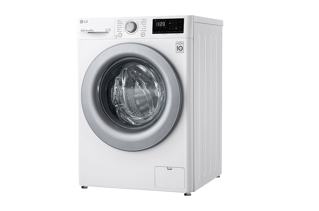 LG 8 kg Pyykinpesukone(Valkoinen) - Energialuokka C, AI DD™, Smart Diagnosis™, K4WV308N1WE, K4WV308N1WE, thumbnail 11