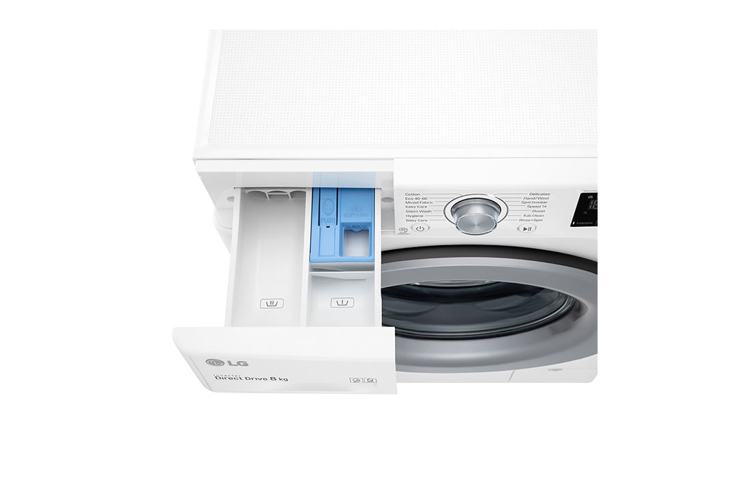 LG 8 kg Pyykinpesukone(Valkoinen) - Energialuokka C, AI DD™, Smart Diagnosis™, K4WV308N1WE, K4WV308N1WE, thumbnail 5