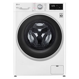 8 kg Pyykinpesukone(Valkoinen) - Steam, Energialuokka C, AI DD™, Smart Diagnosis™ - Wi-Fi-yhteys2