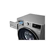 LG 9 kg / 6 kg Kuivaava pesukone(Stainless Silver) - Steam, Energialuokka E, TurboWash™, AI DD™, Smart Diagnosis™ - Wi-Fi-yhteys, P4AQVH1VE, P4AQVH1VE, thumbnail 5