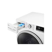 LG 8 kg / 6 kg Kuivaava pesukone(Valkoinen) - Energialuokka E, AI DD™, Smart Diagnosis™ - Wi-Fi-yhteys, P4AOTH1WE, P4AOTH1WE, thumbnail 5