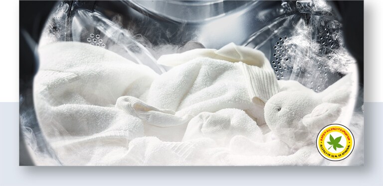 Höyrytä pois 99,9% allergeeneista kankaistasi