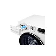 LG 9 kg Pyykinpesukone(Valkoinen) - Auto Dose, Steam, Energialuokka A, TurboWash360™, AI DD™, Smart Diagnosis™ - Wi-Fi-yhtey, FV96VNS2QA, FV96VNS2QA, thumbnail 5