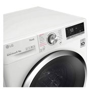 LG 8 kg / 6 kg Kuivaava pesukone(Valkoinen) - Steam, Energialuokka E, AI DD™, Smart Diagnosis™ - Wi-Fi-yhteys, F4DV508S2WE, thumbnail 4