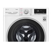 LG 8 kg / 6 kg Kuivaava pesukone(Valkoinen) - Steam, Energialuokka E, AI DD™, Smart Diagnosis™ - Wi-Fi-yhteys, K4DV508S1WE, K4DV508S1WE, thumbnail 4