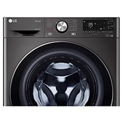 LG 10.5 kg / 7 kg Kuivaava pesukone(Musta) - Auto Dose, Steam, Energialuokka E, TurboWash™360, AI DD™ , Smart Diagnosis™ - Wi-Fi-yhteys, CV90J7S2BA, thumbnail 4