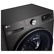 LG 10.5 kg / 7 kg Kuivaava pesukone(Musta) - Auto Dose, Steam, Energialuokka E, TurboWash™360, AI DD™ , Smart Diagnosis™ - Wi-Fi-yhteys, CV90J7S2BA, thumbnail 7