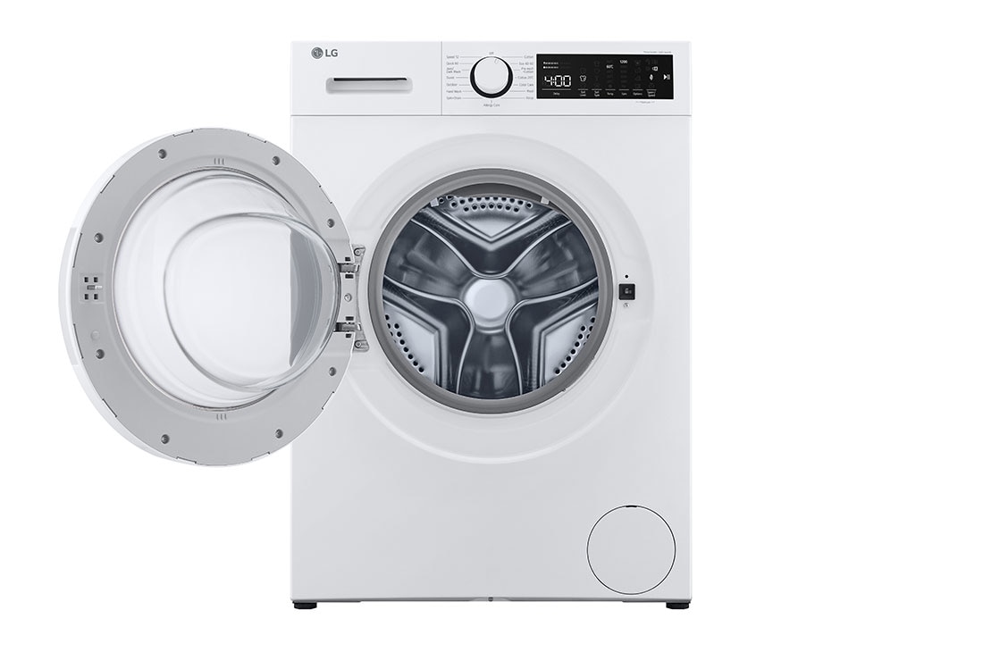 LG 8kg Pyykinpesukone(Valkoinen), Energialuokka B, F2WM208S0_FrontOpen, F2WM208S0, thumbnail 3