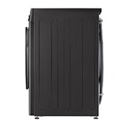 LG 11 kg Pyykinpesukone(Musta) - Auto Dose, Steam, Energialuokka A, TurboWash360™, AI DD™, Smart Diagnosis™ - Wi-Fi-yhtey, Side View, FV94ENS2QA, thumbnail 14