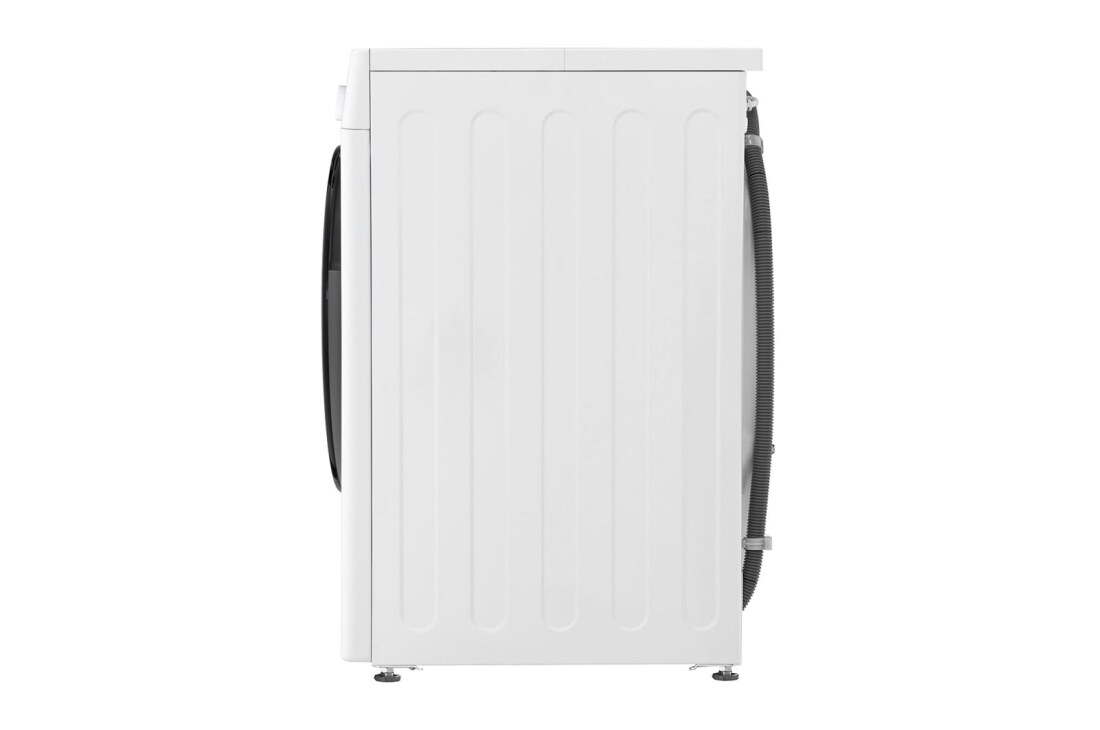 LG 9 kg Pyykinpesukone(Valkoinen) - Steam, Energialuokka A, TurboWash360™, AI DD™, Smart Diagnosis™ , Side view, F4Y5VYP6WY, thumbnail 14