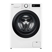 LG 9 kg Pyykinpesukone(Valkoinen) - Steam, Energialuokka A, TurboWash360™, AI DD™, Smart Diagnosis™ , Front view, F4Y5VYP6WY, thumbnail 1