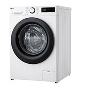 LG 9 kg Pyykinpesukone(Valkoinen) - Steam, Energialuokka A, TurboWash360™, AI DD™, Smart Diagnosis™ , Left side view, F4Y5VYP6WY, thumbnail 12