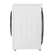 LG 9 kg Pyykinpesukone(Valkoinen) - Steam, Energialuokka A, TurboWash360™, AI DD™, Smart Diagnosis™ , Side view, F4Y5VYP6WY, thumbnail 14