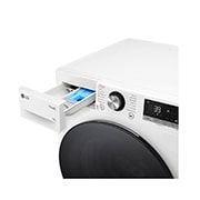 LG 11 kg Pyykinpesukone(Valkoinen) - Steam, Energialuokka A, TurboWash360™, AI DD™, Smart Diagnosis™ ja Wi-Fi, FV94ENS2WN, FV94ENS2WN, thumbnail 4