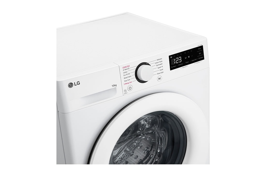LG 10 kg Pyykinpesukone(Valkoinen) - Steam, Energialuokka A, AI DD™, Smart Diagnosis™&nbsp;, Detail2, F4Y5RYP3W, thumbnail 7