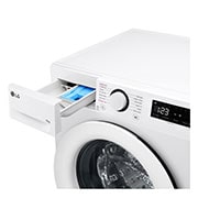 LG 10 kg Pyykinpesukone(Valkoinen) - Steam, Energialuokka A, AI DD™, Smart Diagnosis™&nbsp;, Detail4, F4Y5RYP3W, thumbnail 6