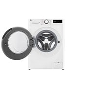 LG 11 kg Pyykinpesukone(Valkoinen) - Steam, Energialuokka A, AI DD™, Smart Diagnosis™ , Front_Open, FV34JNS0A1, thumbnail 2