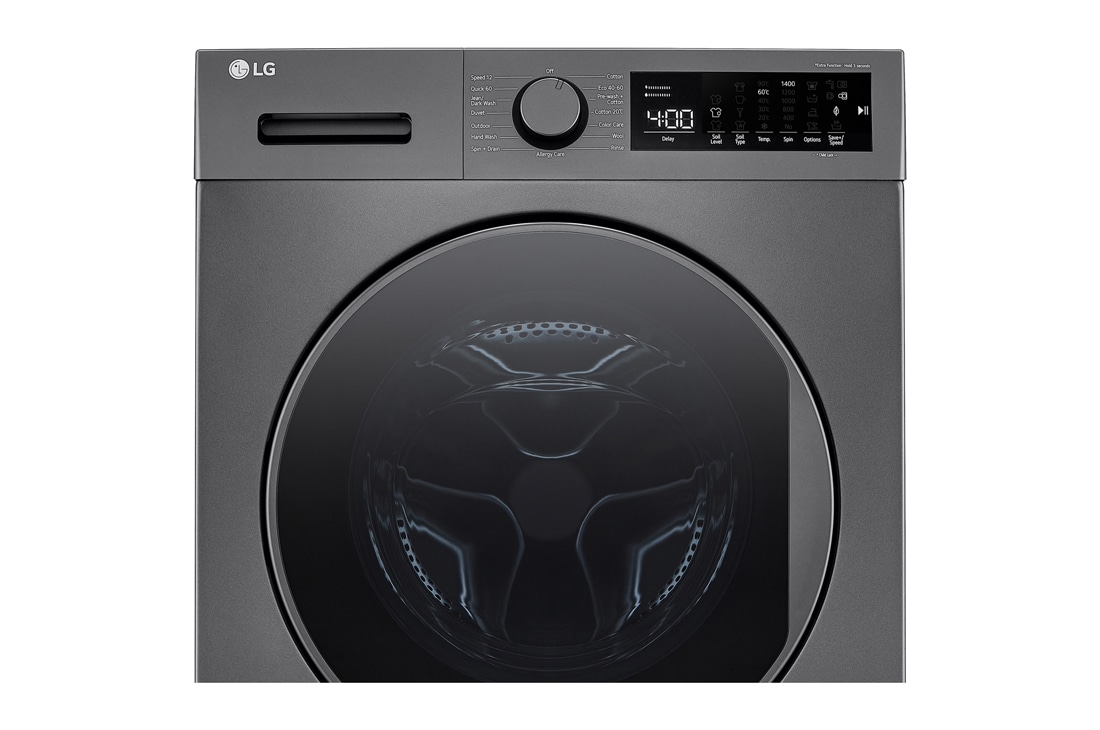 LG 9kg Pyykinpesukone(Musta), Energialuokka A, Steam™, F4T2VYM1S, F4T2VYM1S, thumbnail 3