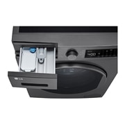 LG 9kg Pyykinpesukone(Musta), Energialuokka A, Steam™, F4T2VYM1S, F4T2VYM1S, thumbnail 6