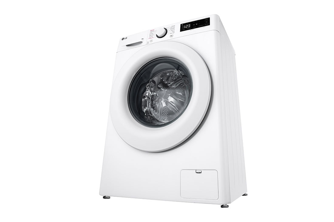 LG Slim 8 kg Pyykinpesukone(Valkoinen) - Steam, Energialuokka A, AI DD™,  Smart Diagnosis™, 47,5cm syvyys, Right perspective, F2Y5PYP3W, thumbnail 10