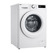 LG 9 kg Pyykinpesukone(Valkoinen) - Steam, Energialuokka A, AI DD™, Smart Diagnosis™, Left View, P4Y5VYW3W, thumbnail 10