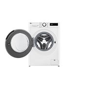 LG 9 kg / 6 kg Kuivaava pesukone(Valkonen) - Steam, Energialuokka A/D, AI DD™, TurboWash™ 360, AI DD™, Smart Diagnosis™, Front view with door open, F4Y5VRP6WY, thumbnail 2