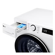 LG 10 kg / 6 kg Kuivaava pesukone(Valkonen) - Steam, Energialuokka A/D,  TurboWash™ 360, AI DD™, Smart Diagnosis™, TopDraweropen, F4Y5RRP1WY, thumbnail 5