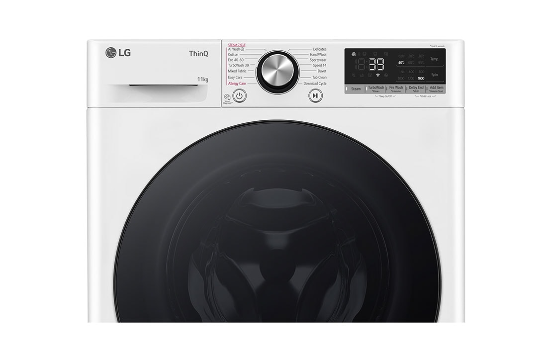 LG 11 kg Pyykinpesukone(Valkoinen) - Steam, Energialuokka A, TurboWash360™, AI DD™, Smart Diagnosis™ kanssa Wi-Fi, Detail1, F6Y7EYPYW, thumbnail 4