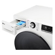 LG 11 kg Pyykinpesukone(Valkoinen) - Steam, Energialuokka A, TurboWash360™, AI DD™, Smart Diagnosis™ kanssa Wi-Fi, Top drawer open, F6Y7EYPYW, thumbnail 5