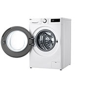 LG 11 kg Pyykinpesukone(Valkoinen) - Steam, Energialuokka A, AI DD™, Smart Diagnosis™, Left door open, F4Y5EYP6W, thumbnail 13