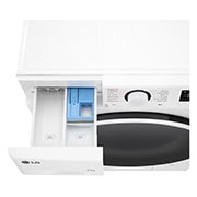 LG Slim 8 kg / 5 kg Kuivaava pesukone(Valkonen) - Steam, Energialuokka A/E, AI DD™, Smart Diagnosis™, 47,5cm syvyys, Top Drawer open, P2Y5PRP0W, thumbnail 6