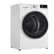 LG 9-kg DUAL Inverter Heat Pump™ Eco-Hybridikuivain Lämpöpumpputekniikalla , Vasen näkymä, RH90V5AV7N, thumbnail 10