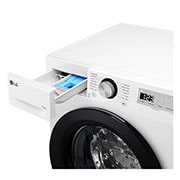 LG 11 kg Pyykinpesukone(Valkoinen) - Steam, Energialuokka A, AI DD™ ja Smart Diagnosis™, Drawer open, F4Y5EYP6W0F, thumbnail 6