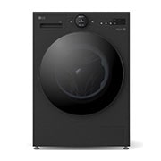 LG 11 kg Pyykinpesukone(Essence Black) - Energialuokka A, LCD-paneelilla, Auto Dose, TurboWash360™, AI DD™, Smart Diagnosis™ kanssa Wi-Fi, Front view, F4X7511TBB, thumbnail 3