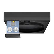 LG 11 kg Pyykinpesukone(Essence Black) - Energialuokka A, LCD-paneelilla, Auto Dose, TurboWash360™, AI DD™, Smart Diagnosis™ kanssa Wi-Fi, Top perspective view, F4X7511TBB, thumbnail 7